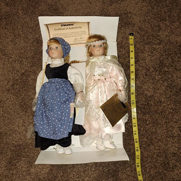 NIB Vintage Seymour Mann Connoisseur Collection doll set featuring 2 dolls - Picture 6 of 12